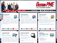 Tablet Screenshot of gestion-pme.com